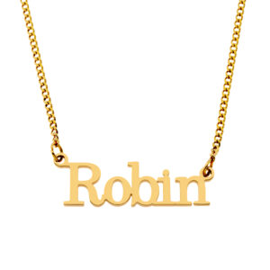 Name Necklace • 18K Gold Plated • Style No.1