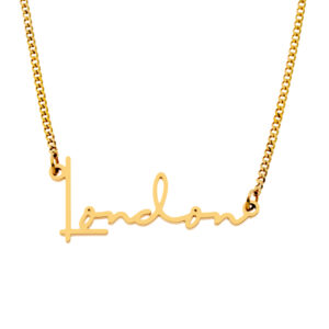 Name Necklace • 18K Gold Plated • Style No.3