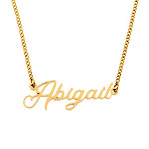 Name Necklace • 18K Gold Plated • Style No.4
