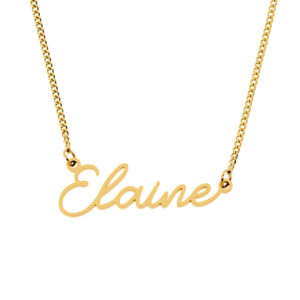 Name Necklace • 18K Gold Plated • Style No.6