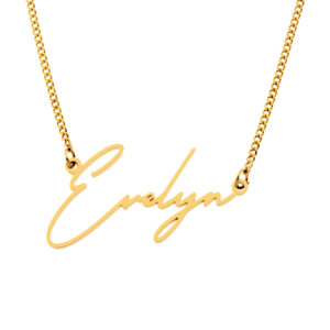 Name Necklace • 18K Gold Plated • Style No.7