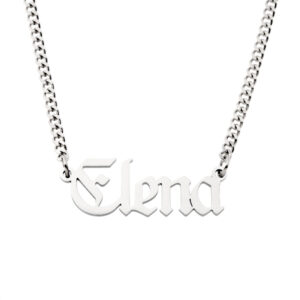 Name Necklace • 316L Stainless Steel • Style No.10