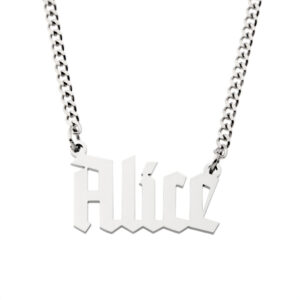 Name Necklace • 316L Stainless Steel • Style No.11