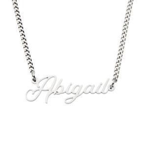 Name Necklace • 316L Stainless Steel • Style No.4