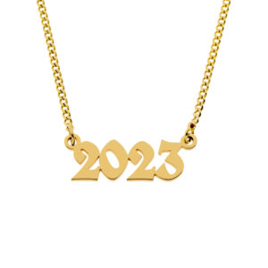 Date Necklace • 18K Gold Plated • Style No.2
