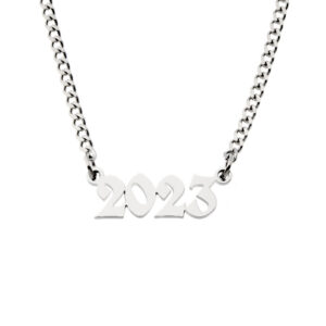 Date Necklace • 316L Stainless Steel • Style No.2