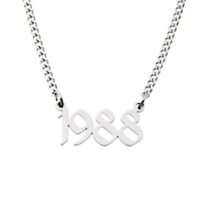 Date Necklace • 316L Stainless Steel • Style No.3