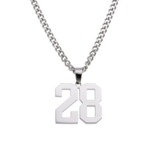 Jersey Number Necklace • 316L Stainless Steel